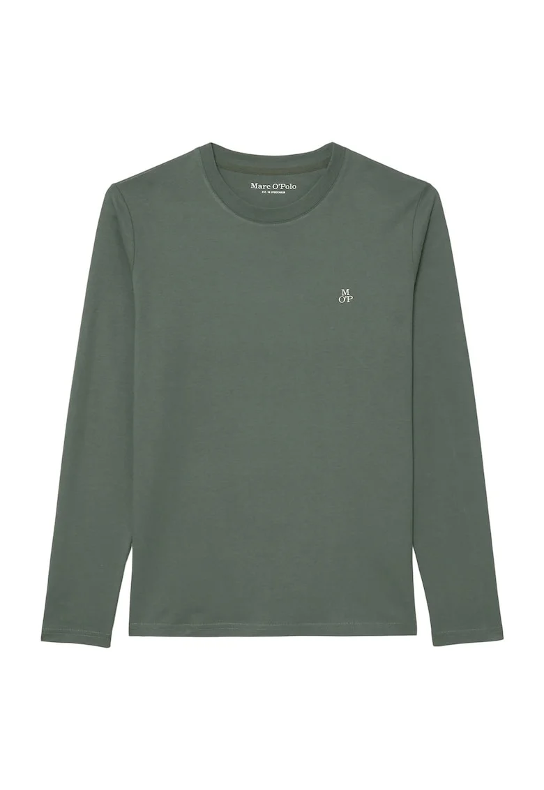 Bluza din bumbac cu maneci lungi, Verde