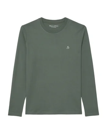 Bluza din bumbac cu maneci lungi, Verde