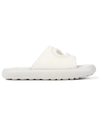 Papuci de piele Pelotas Flota, Alb