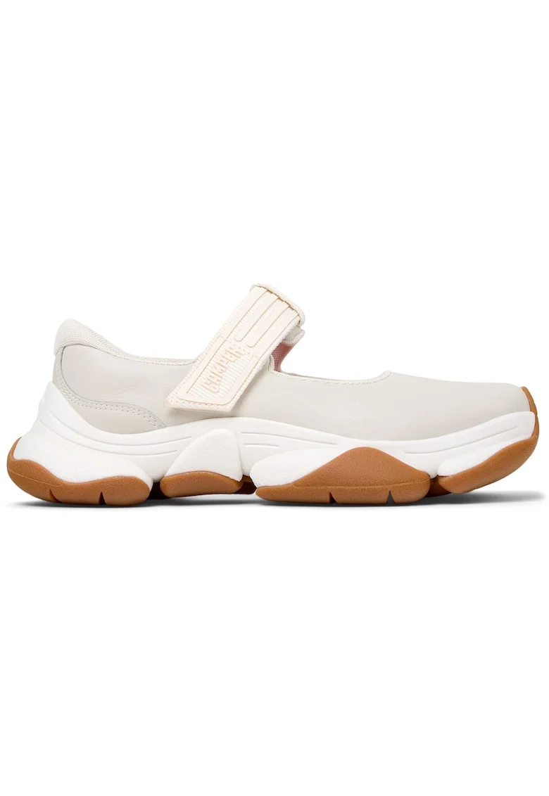 Pantofi Mary Jane din piele Karst 2, Alb murdar