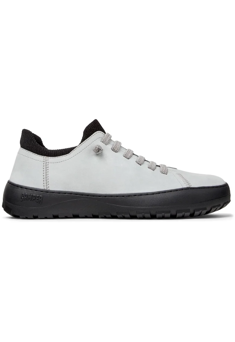 Pantofi casual din piele Peu Serra, Gri deschis