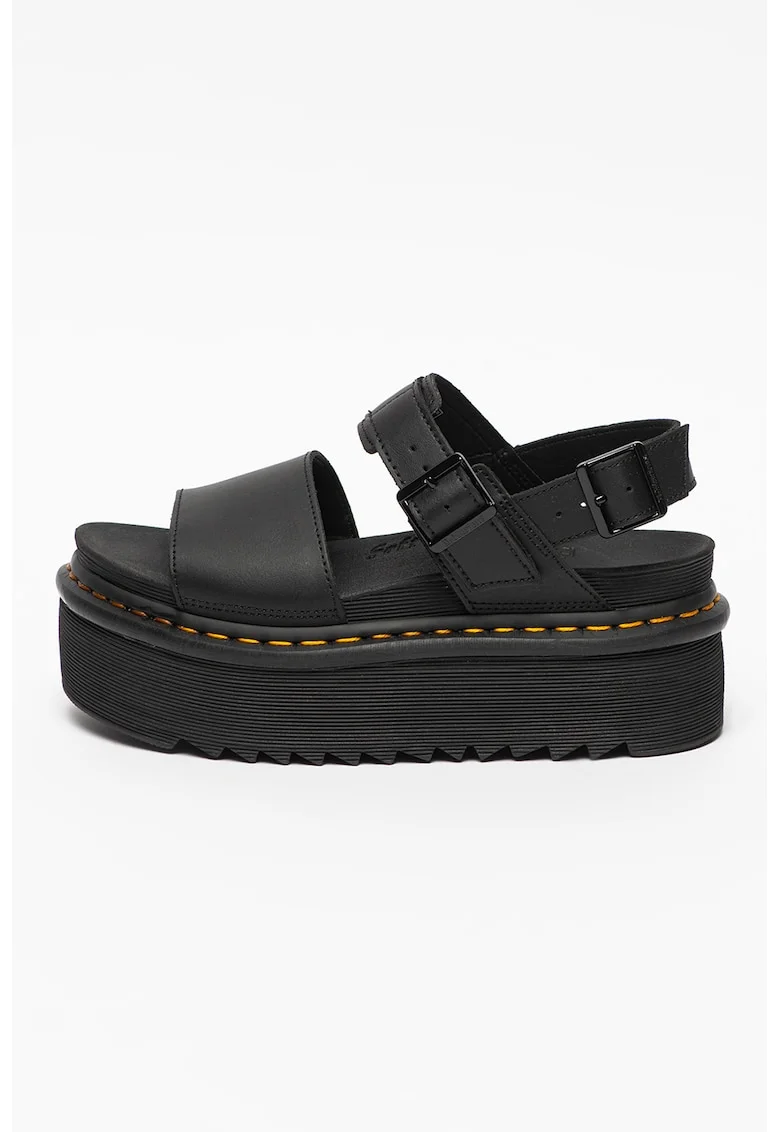 Sandale flatform din piele Voss