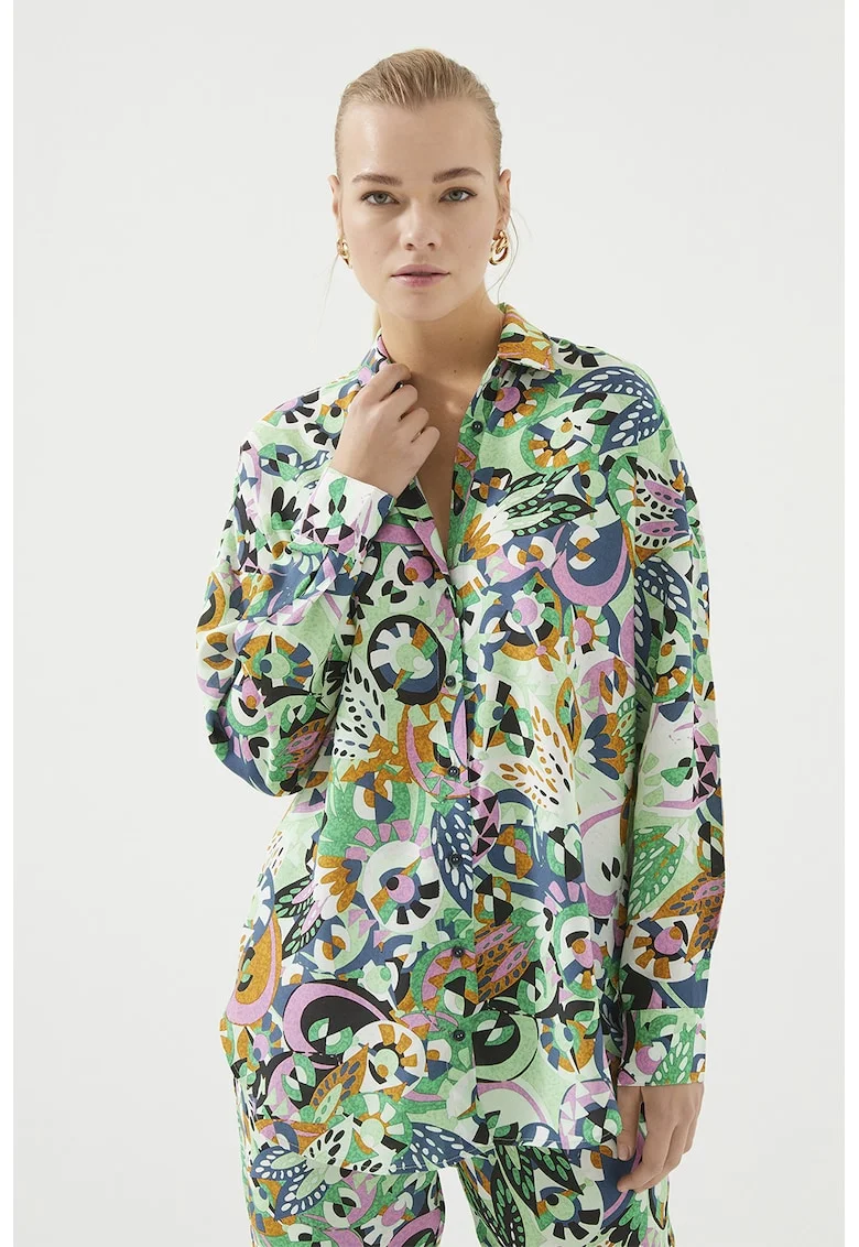 Camasa regular-fit cu model, Multicolor