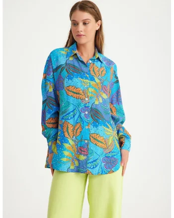 Camasa regular-fit cu model, Multicolor