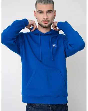 Hanorac regular fit cu buzunar kangaroo, Albastru royal