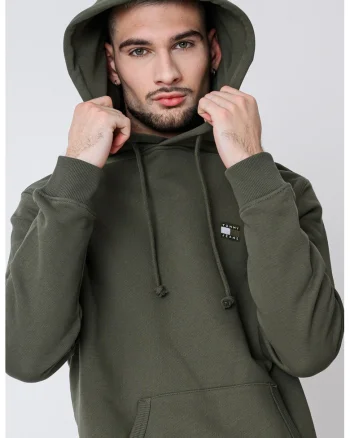 Hanorac regular fit cu buzunar kangaroo, Verde