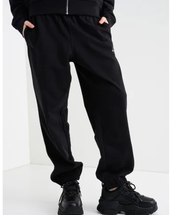 Pantaloni de trening cu talie elastica, Negru