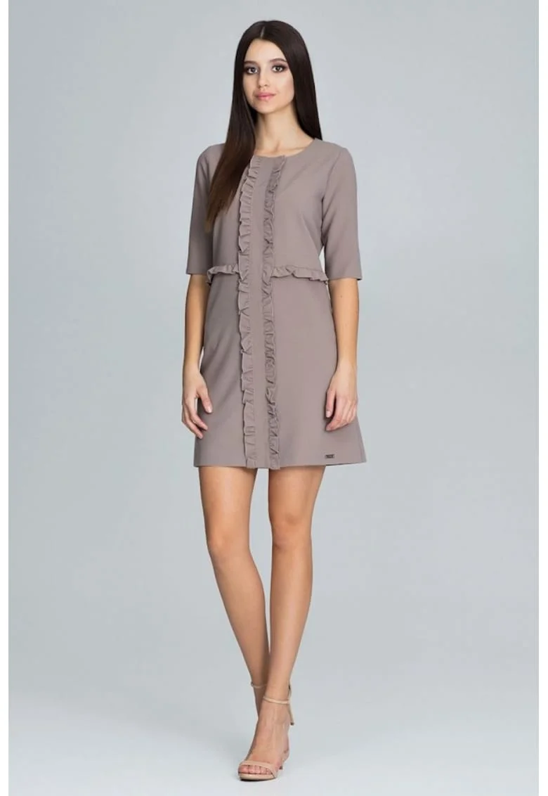 Rochie eleganta, 11116231, Bej