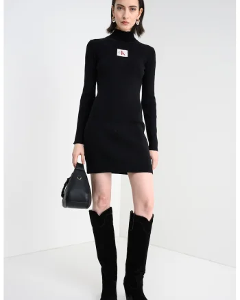 Rochie mini cambrata cu striatii