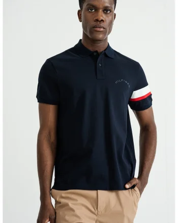 Tricou polo din amestec de bumbac organic, Albastru ultramarin