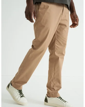 Pantaloni chino slim fit, Caramel