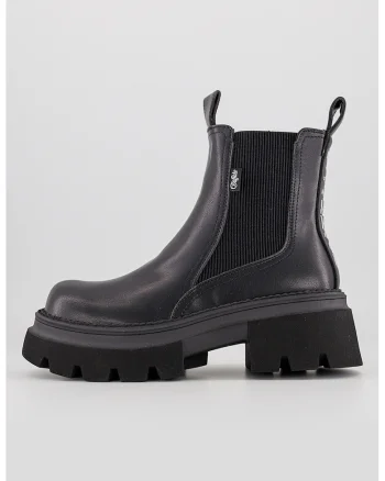 Ghete Chelsea de piele ecologica Mave, Negru
