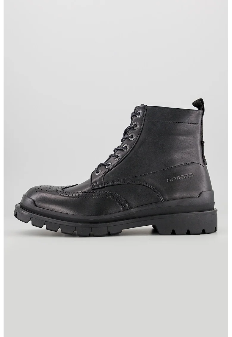 Bocanci de piele Blake, Negru