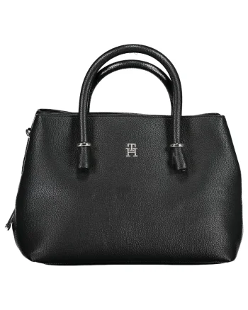 Geanta dama  Emblem Satchel AW0AW15224, Negru