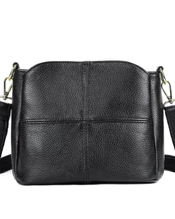 Geanta de dama, Mavis GT3084, piele naturala, Negru