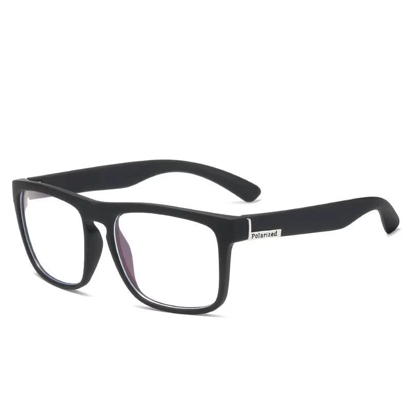 Ochelari de soare cu lentila transparenta, SG001, Negru