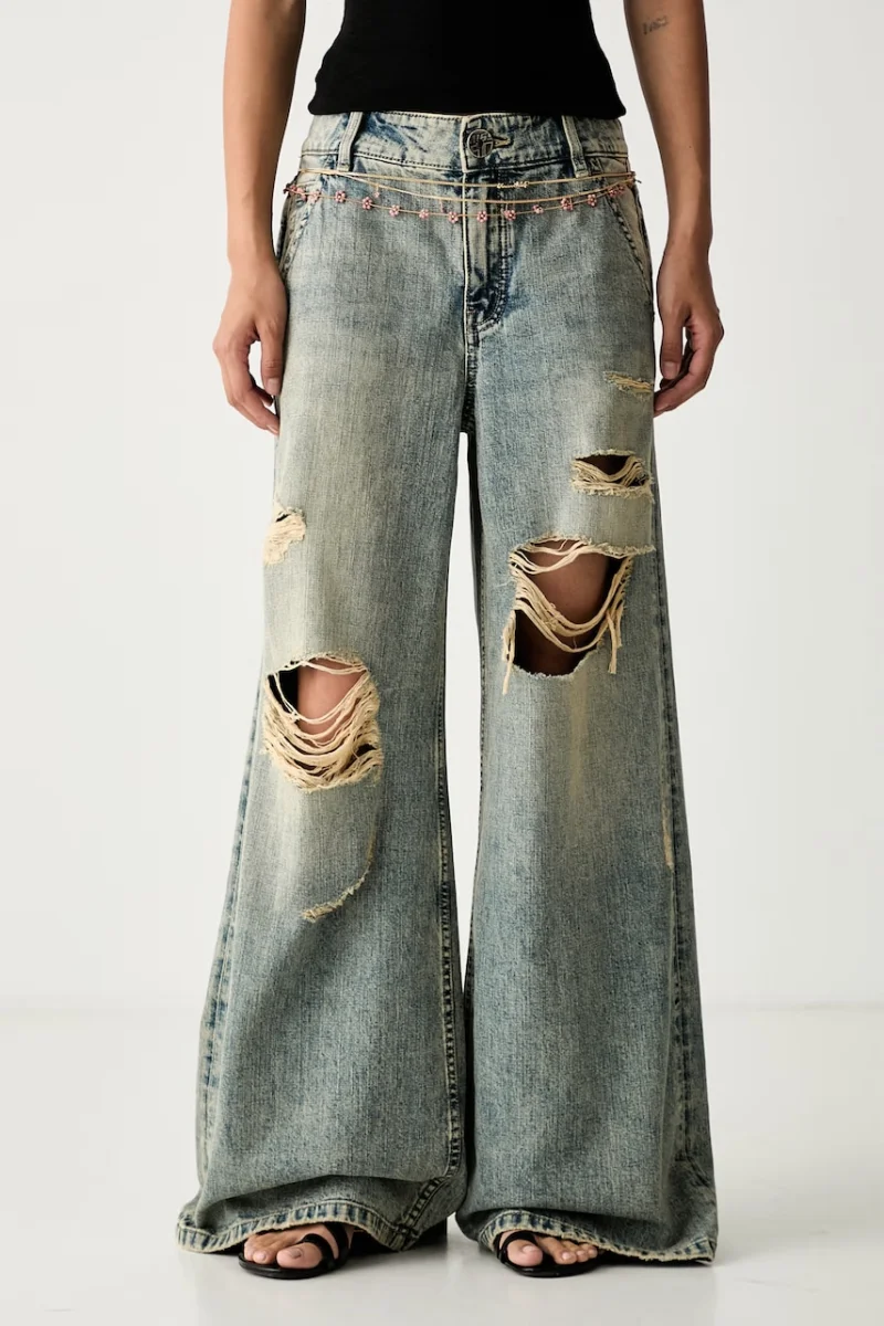 Miss Sixty blugi wide leg pentru femei