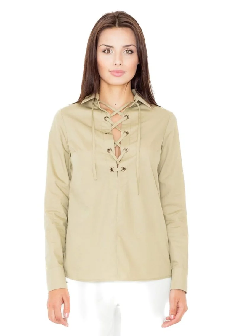 Camasa dama,  Ananna, masline, Verde