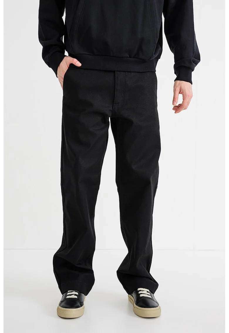 Pantaloni regular fit Zarik, Negru