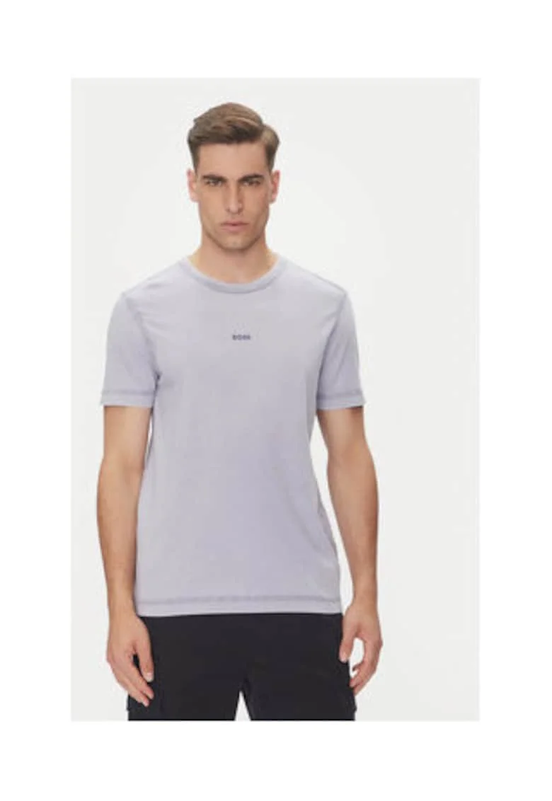 Tricou barbati,  violet, 100% bumbac,