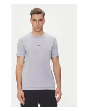 Tricou barbati,  violet, 100% bumbac,