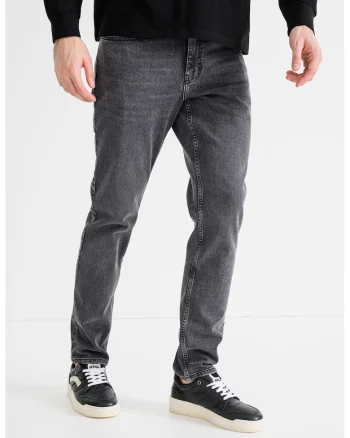 Blugi slim-fit, Gri inchis melange
