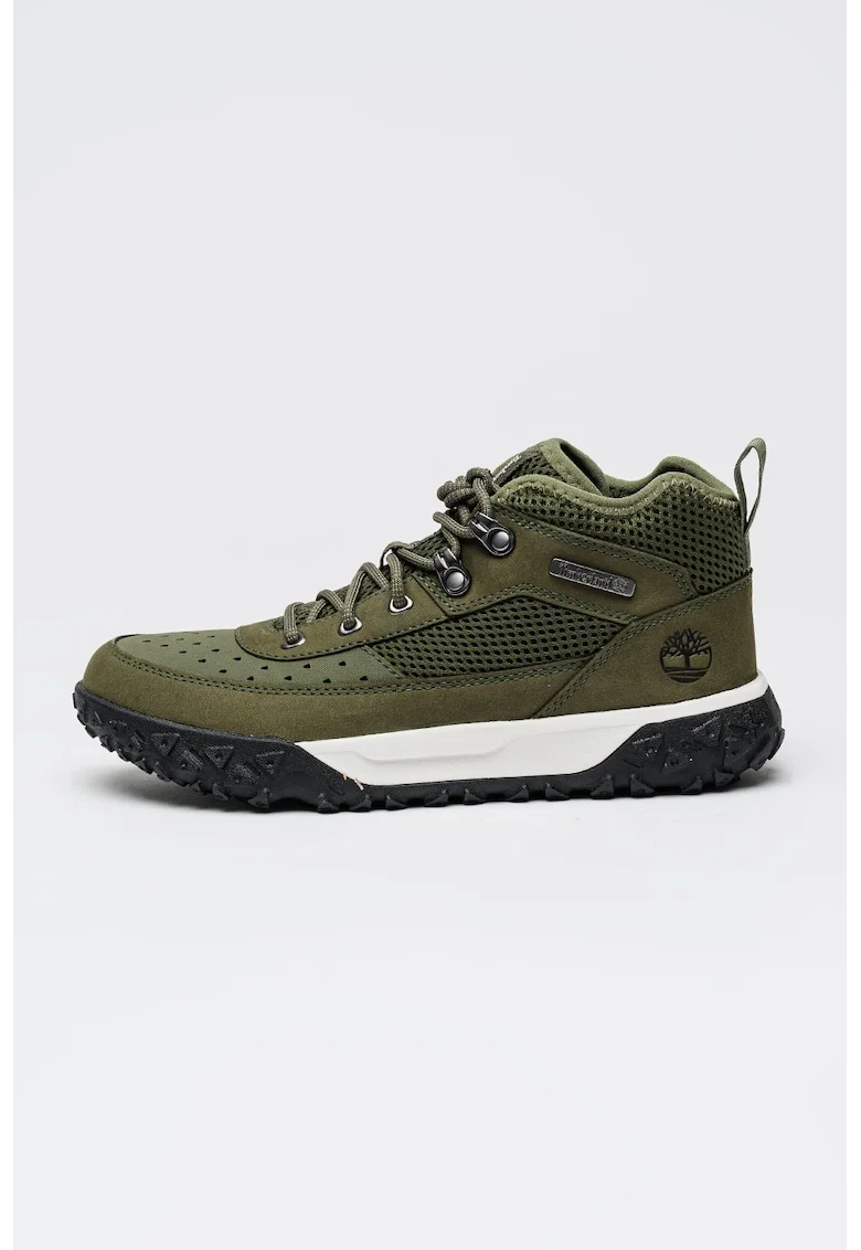Ghete cu garnituri de piele intoarsa Greenstride Motion 6, Kaki inchis
