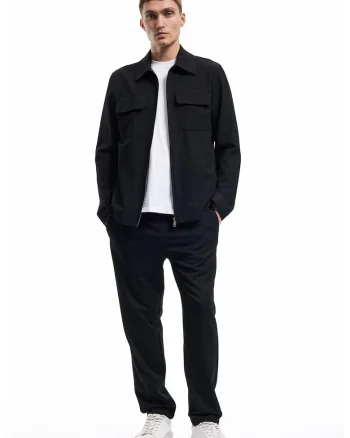 Pantaloni de trening relaxed fit, Negru