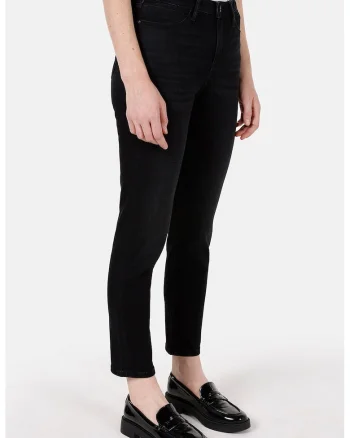 Blugi slim fit 703 Carla, Negru