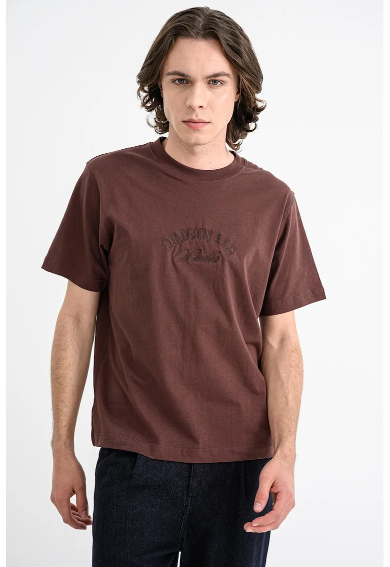 Tricou lejer din bumbac Bleeker, Violet pruna