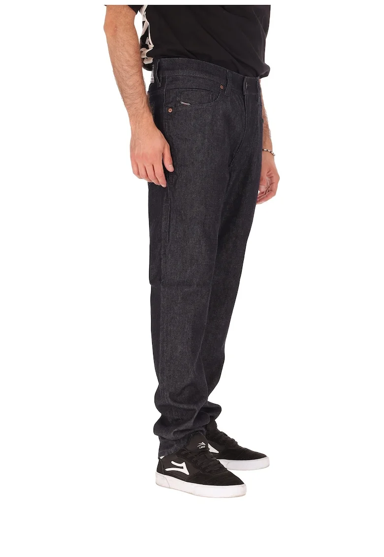 Blugi relaxed fit din amestec de lyocell Celestia, Negru