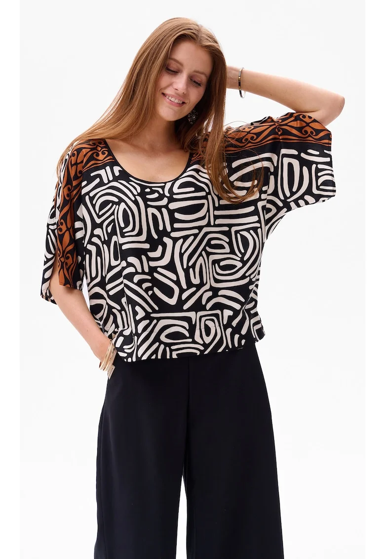 Bluza lejera cu maneca medie Portines