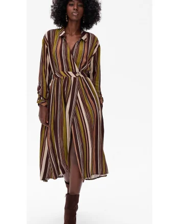 Rochie cu model petrecut Fenya, Multicolor