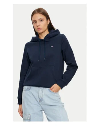 Hanorac dama,  Bleumarin, 80% bumbac, 20% poliester reciclat, Bleumarin