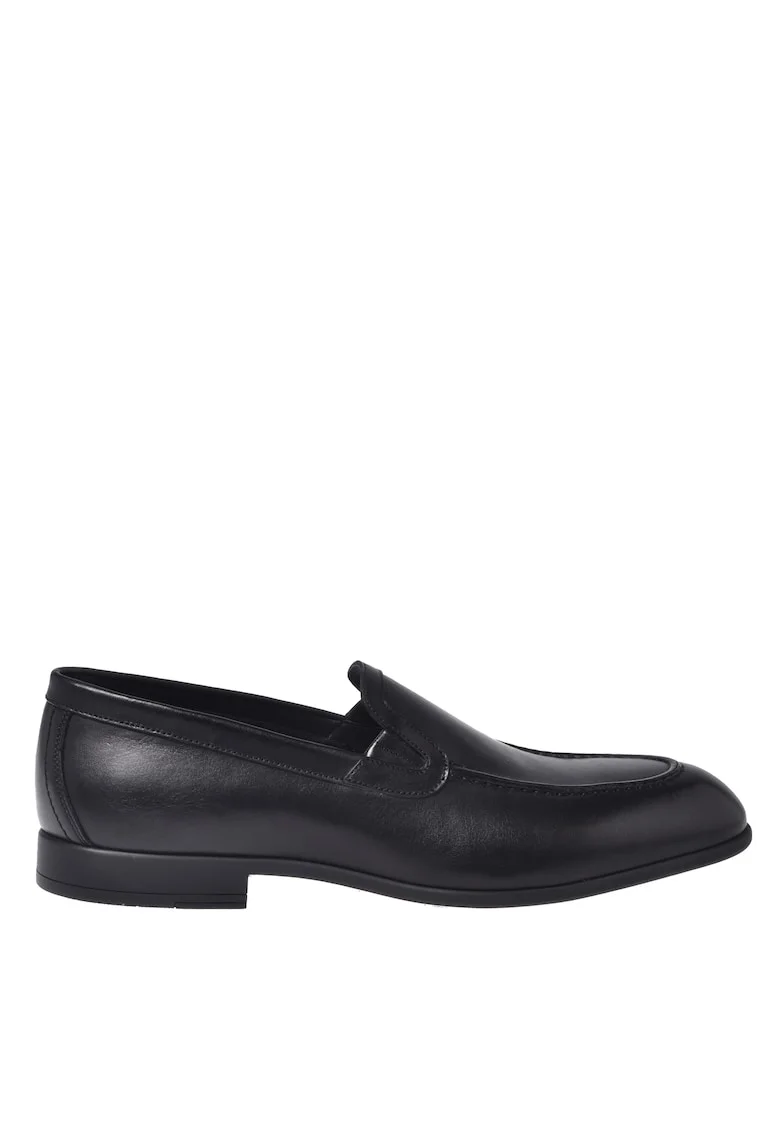 Pantofi loafer din piele, Negru