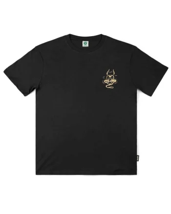 Tricou cu decolteu la baza gatului Belzeebud,