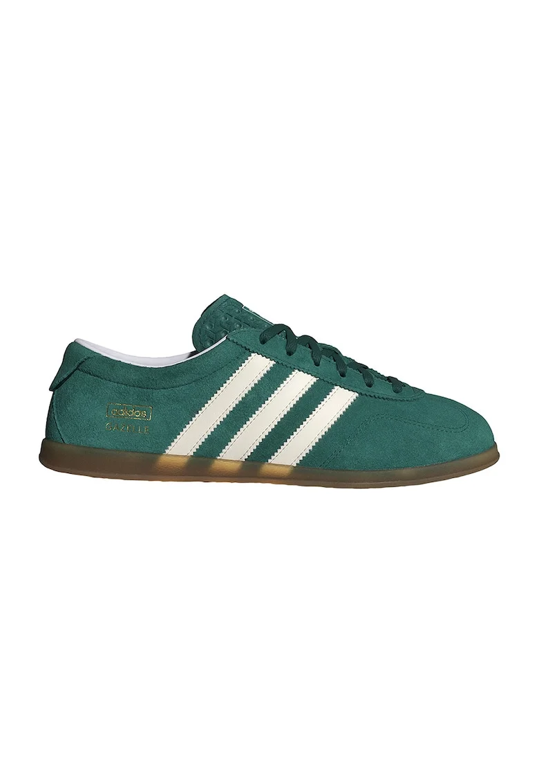 Pantofi sport din piele intoarsa Gazelle Lo Pro, Verde/Alb fildes