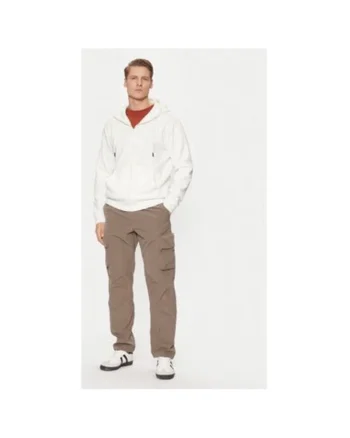 Bluza barbati,  304782497, Poliester/Bumbac, Alb, Alb