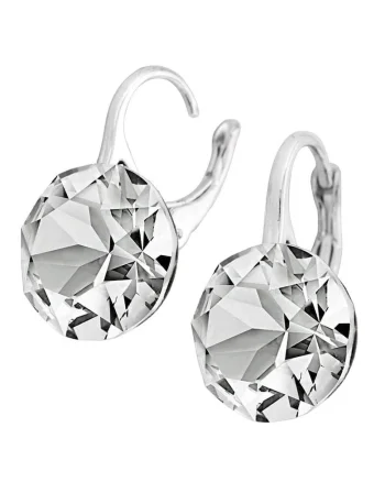 Cercei argint cu cristale Swarovski® Xirius 2,3cm Tortita