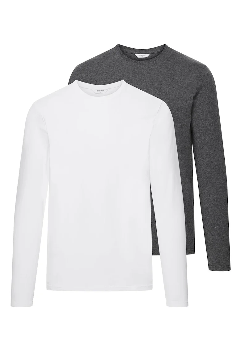 Bluza barbati Move  set de 2 perechi alb, gri, Alb