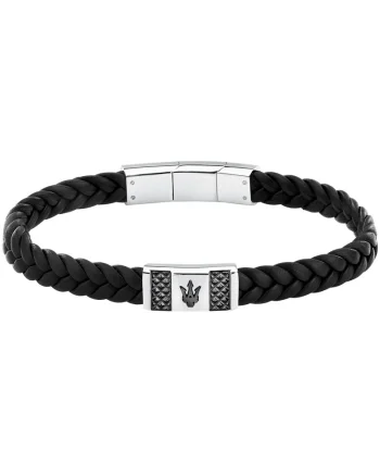 Bratara  JM424AVE25, Negru, Argintiu