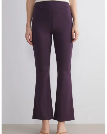 Colanti uni cu talie inalta, Violet tyrian