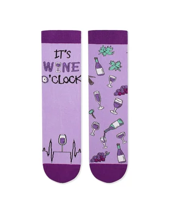 Sosete bumbac, Arty Socks WINERY Purple