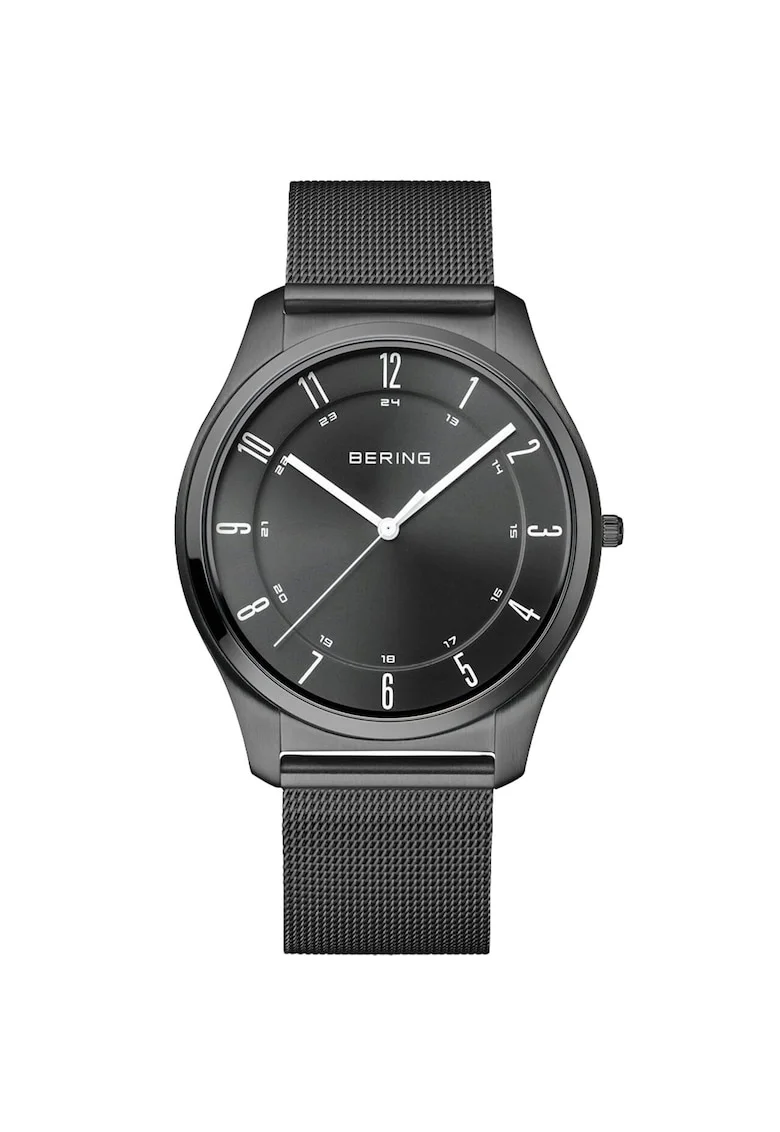 Ceas barbatesc  Quartz, 40mm, 3ATM., Negru