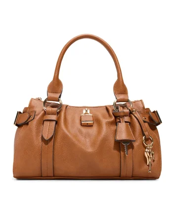 Geanta cu accesorii detasabile Alosa, Caramel
