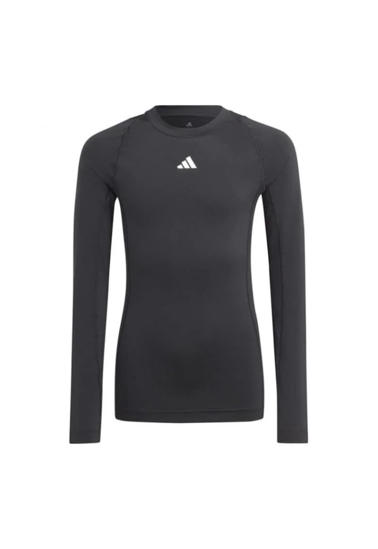 Bluza sport pentru copii,  Tech Fit Jr, poliester, negru,