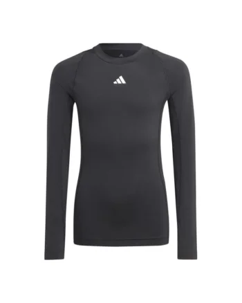 Bluza sport pentru copii,  Tech Fit Jr, poliester, negru,