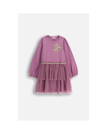 Rochie cu volane si tulle
