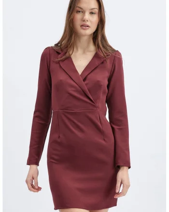 Rochie scurta cambrata, Violet tyrian