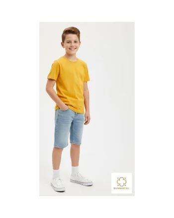 Tricou uniton din bumbac pentru baieti uniton, Galben